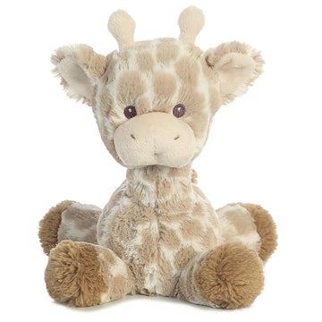 Aurora® Snuggly Loppy Giraffe™ Baby Stuffed Animal - Comforting Companion - Imaginative Play - Brown 8 Inches