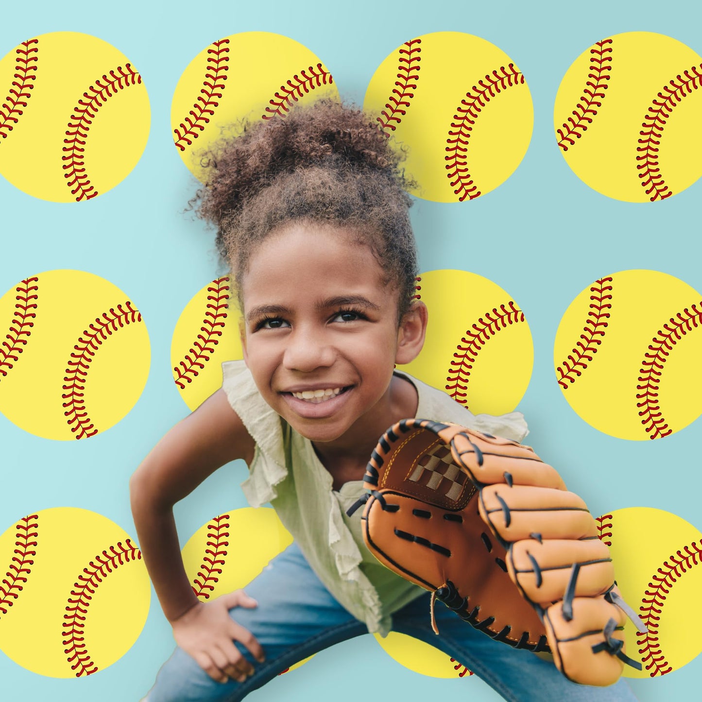 Big Dot of Happiness Grand Slam - Fastpitch Softball - Decorations DIY Baby Shower or Birthday Large Party Essentials - Set of 20