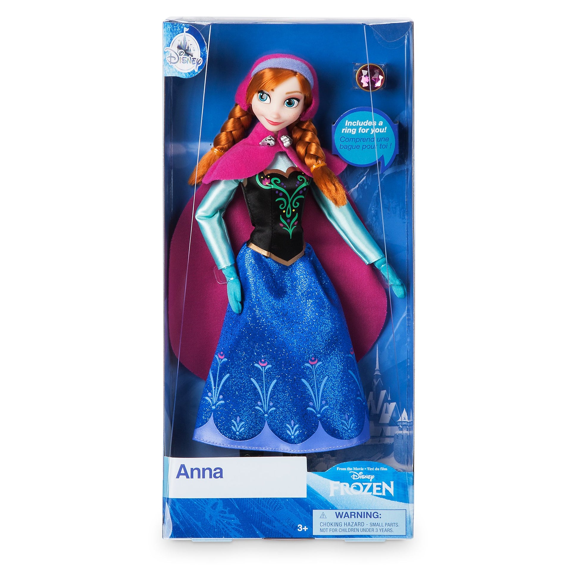 Disney Anna Classic Doll with Ring - Frozen - 11 ½ Inches