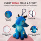 Wings of Fire - Official Plush Dangler 2-Pack - Tsunami & Surprise Dragon
