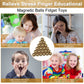 21Pcs Gold Mutual Attraction Sensory Fidget Toy, Educational Science Kit for Anxiety Relief, 20mm Desk Balls for Kids Adults, Stocking Stuffers Gift