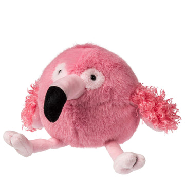 Mary Meyer Stuffed Animal Rolly Birds Small Plush Soft Toy, 5-Inches, Flamingo