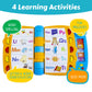 Talking Activity Book for 2 Years Old & Up - Sound Book with 5 Learning Activities Including Letters, Numbers, Quiz Game & Memory Match - Interactive