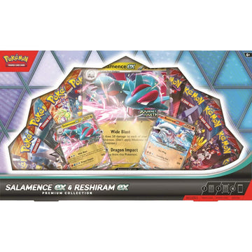 Pokemon TCG Salamence ex & Reshiram ex Premium Collection Box