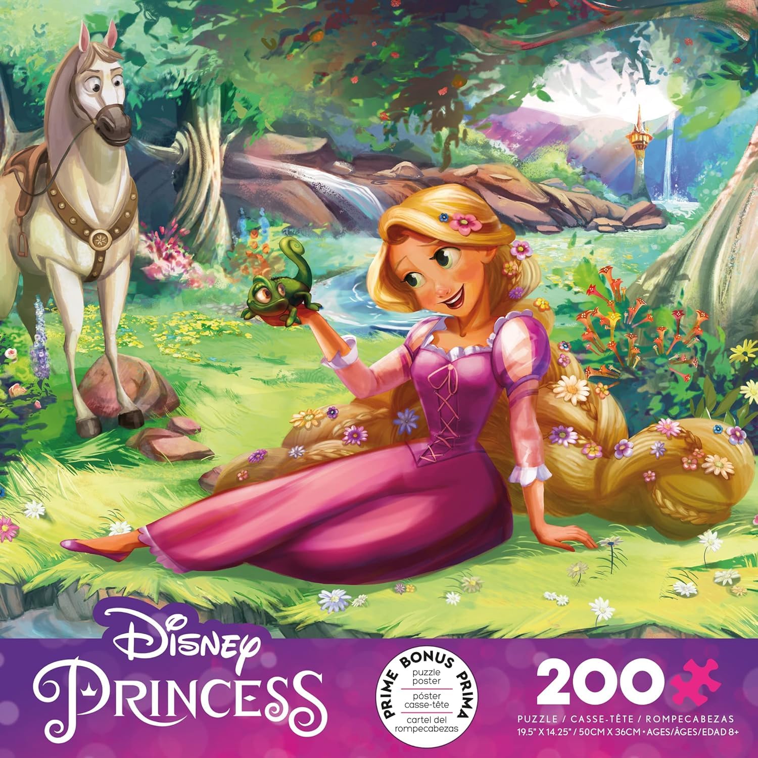Ceaco - Disney Rapunzel and Pascal - 200 Piece Puzzle for Kids Ages 8-12