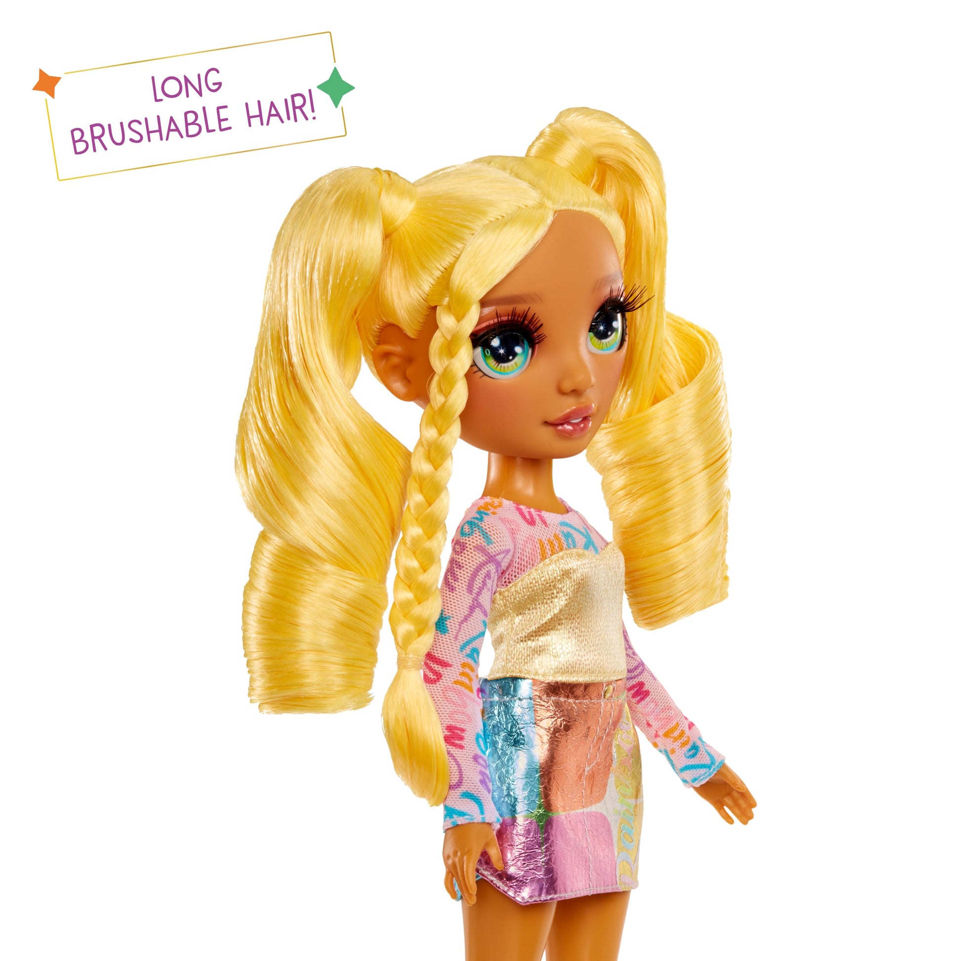 Rainbow High My Fashion Style Sunny, Yellow 11" Fashion Doll with Statement Outfit, Stylish Handbag, Great Toy Gift for Girls Kids Ages 4-12 Years