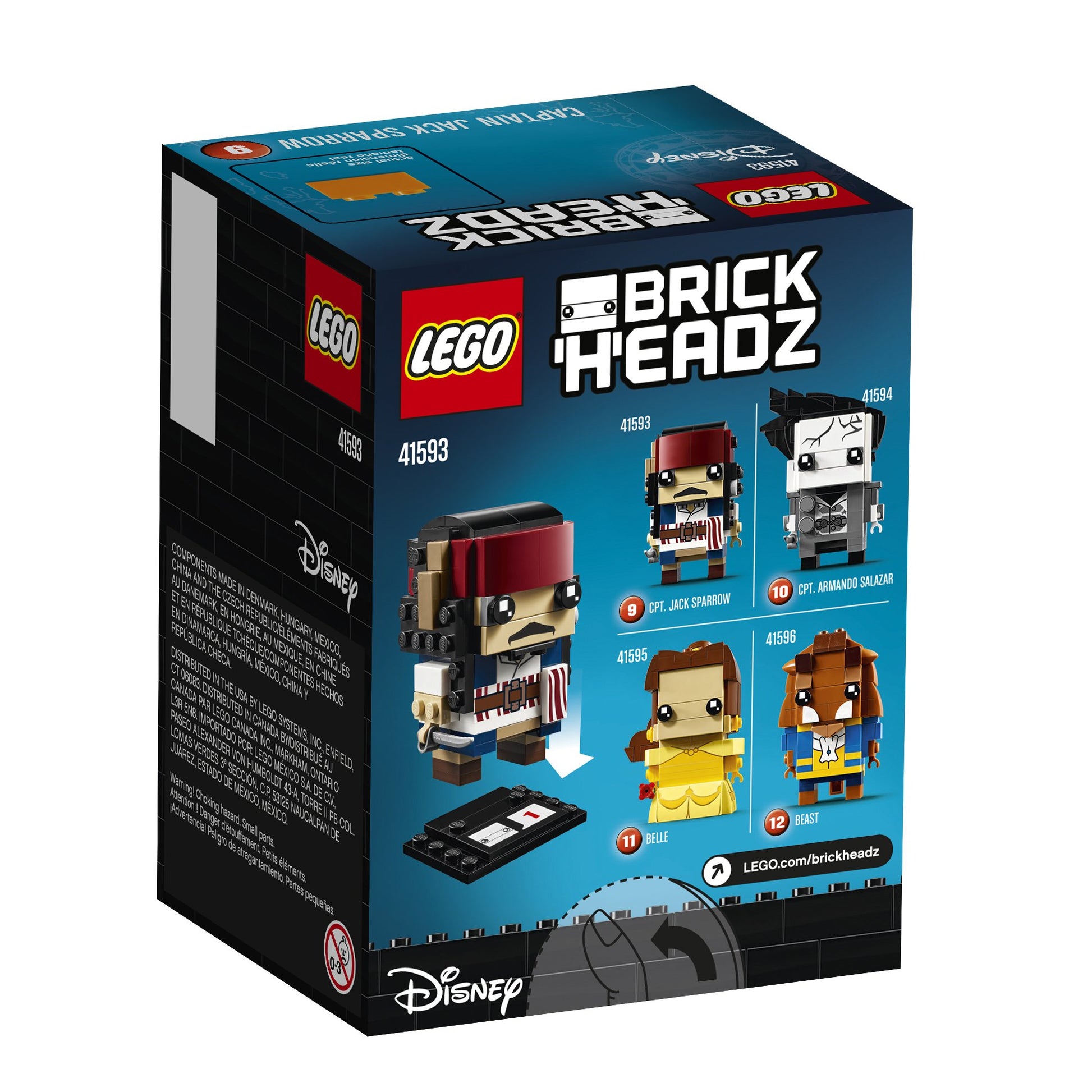 LEGO BrickHeadz Captain Jack Sparrow 41593 Building Kit