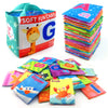Baby First Flash Cards, 26 Soft Alphabet Cards with Cloth Storage Bag