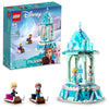 LEGO Disney Frozen Anna and Elsa’s Magical Carousel 43218 Ice Palace Building Toy Set with Disney Princess Elsa, Anna and Olaf, Great Birthday Gift