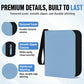 One Pocket Top Loader Binder with Zipper, 40 Pocket Small Single Card Binder for 3x4 Rigid Top Loaders, Portable Trading Card Album for TCG, Sports