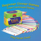 Continuum Games Beginner Dinner Games Board, Multicolor