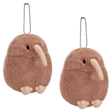 Niceup 4.5in Kiwi Bird Stuffed Animals Plush Cute Bird Plush Toys Keychain for Backpack