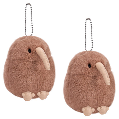 Niceup 4.5in Kiwi Bird Stuffed Animals Plush Cute Bird Plush Toys Keychain for Backpack