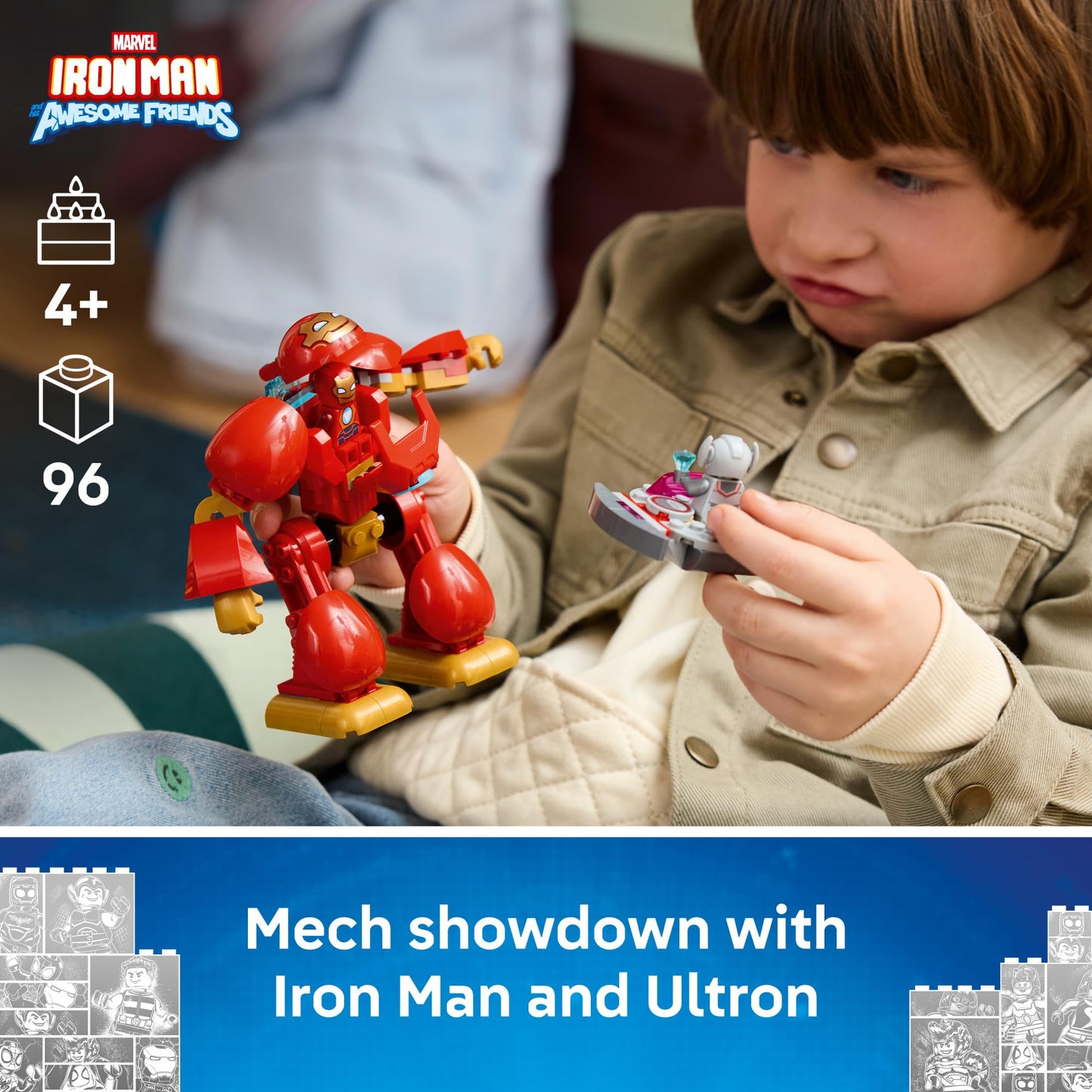 LEGO Marvel Iron Man and His Awesome Friends Ultron vs. Iron Man 11209