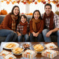 40 Pcs Happy Thanksgiving Napkins - 6.5 Inch Fall Watercolor Paper Napkins, 3-ply Disposable Pumpkin Maple Leaf Cocktail Napkin Tableware Set