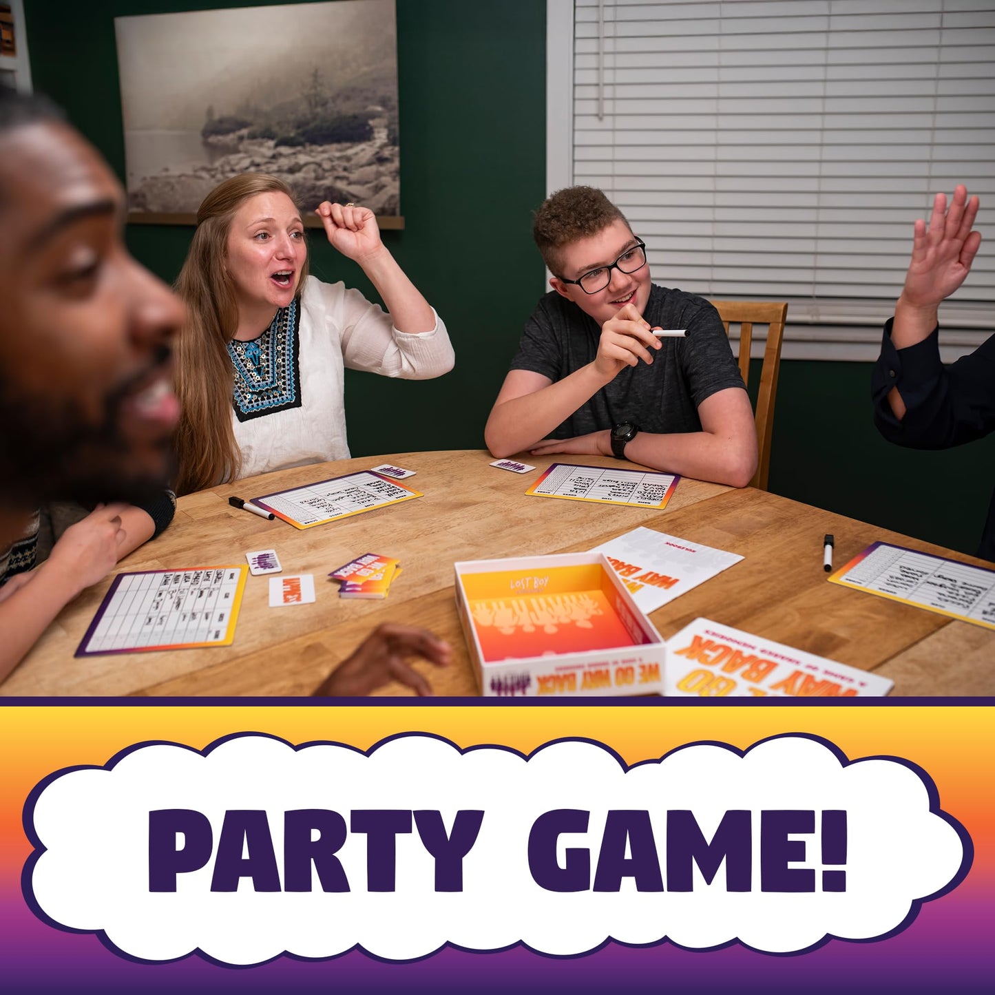 Lost Boy Entertainment We Go Way Back - Board Games for Adults - Family Games - Party Games - Game Night - Give Clues, Cues, and Codes - Best Friend