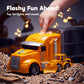 JOYIN 25-in-1 Construction Truck Toy Set with 12 Vehicles & 12 Worker Figures, Push and Go Toy Trucks with Sound and Light, Construction Toys Birthday