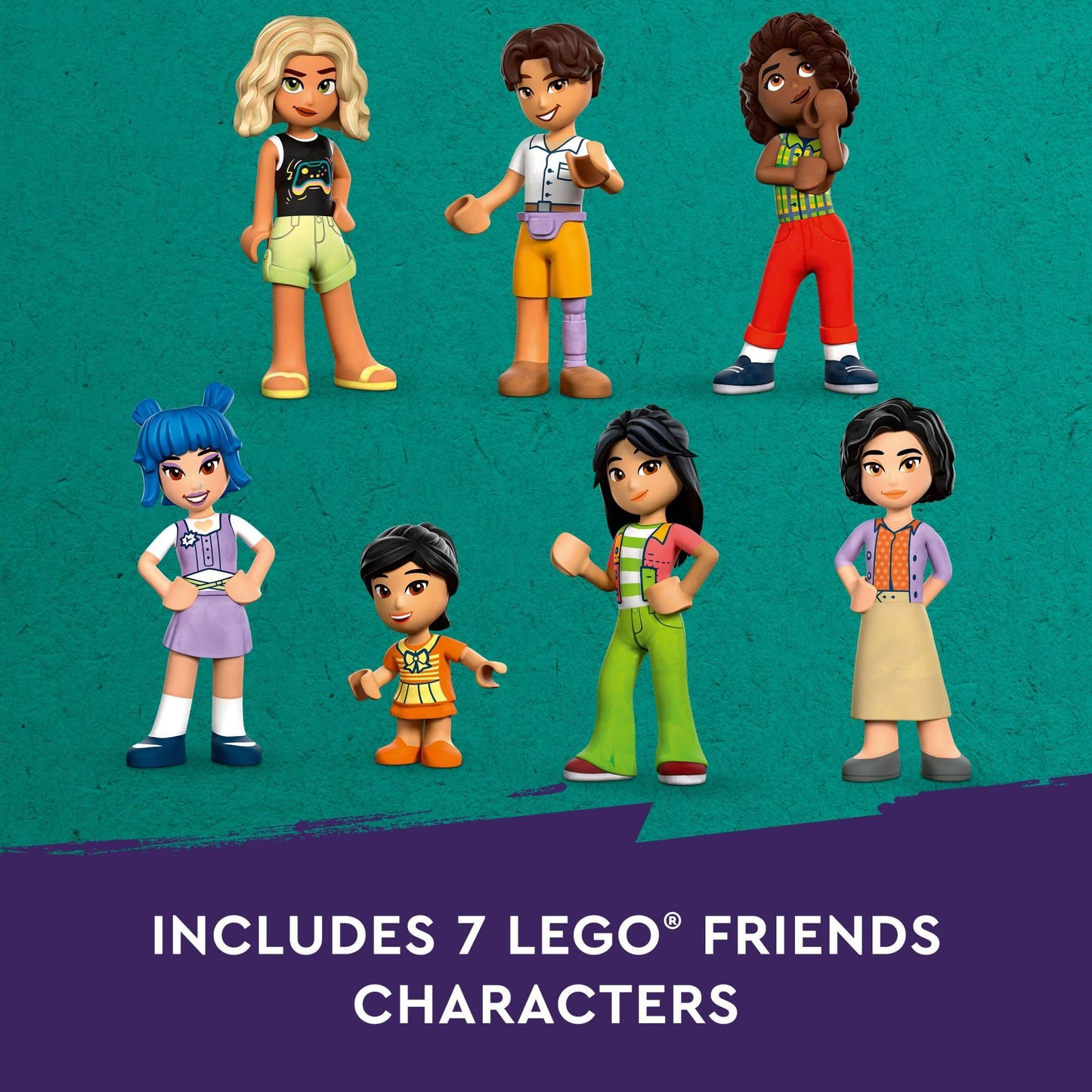 LEGO Friends Heartlake City Shopping Mall Toy, Building Kit with Mini-Doll Accessories for Kids to Build Social Skills and Play Together, Gift Set