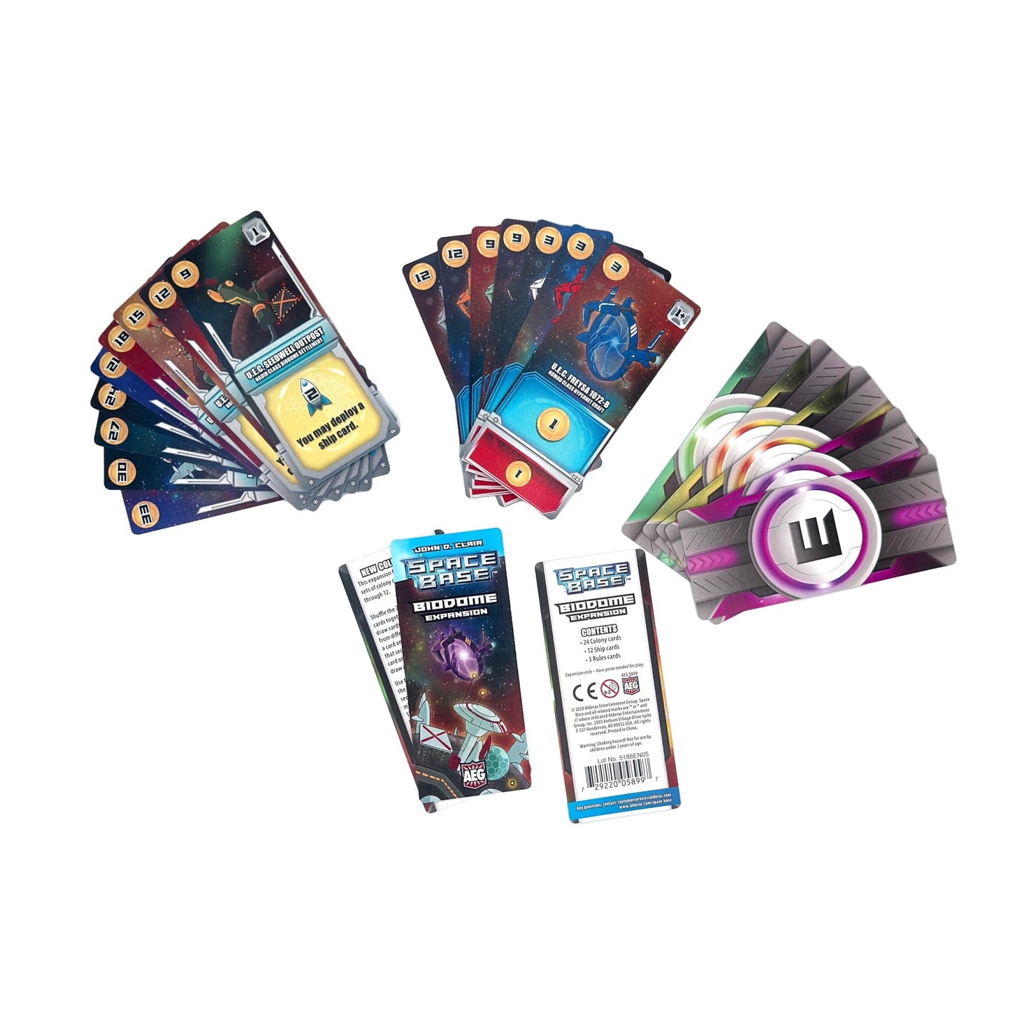 AEG Space Base Biodome Mini Expansion | Adds New Ships & Colonies | Ages 10+