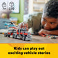 LEGO Creator 3 in 1 Flatbed Truck with Helicopter Toy, Transforms from Flatbed Truck Toy to Propeller Plane to Hot Rod and SUV Cars, Gift Idea