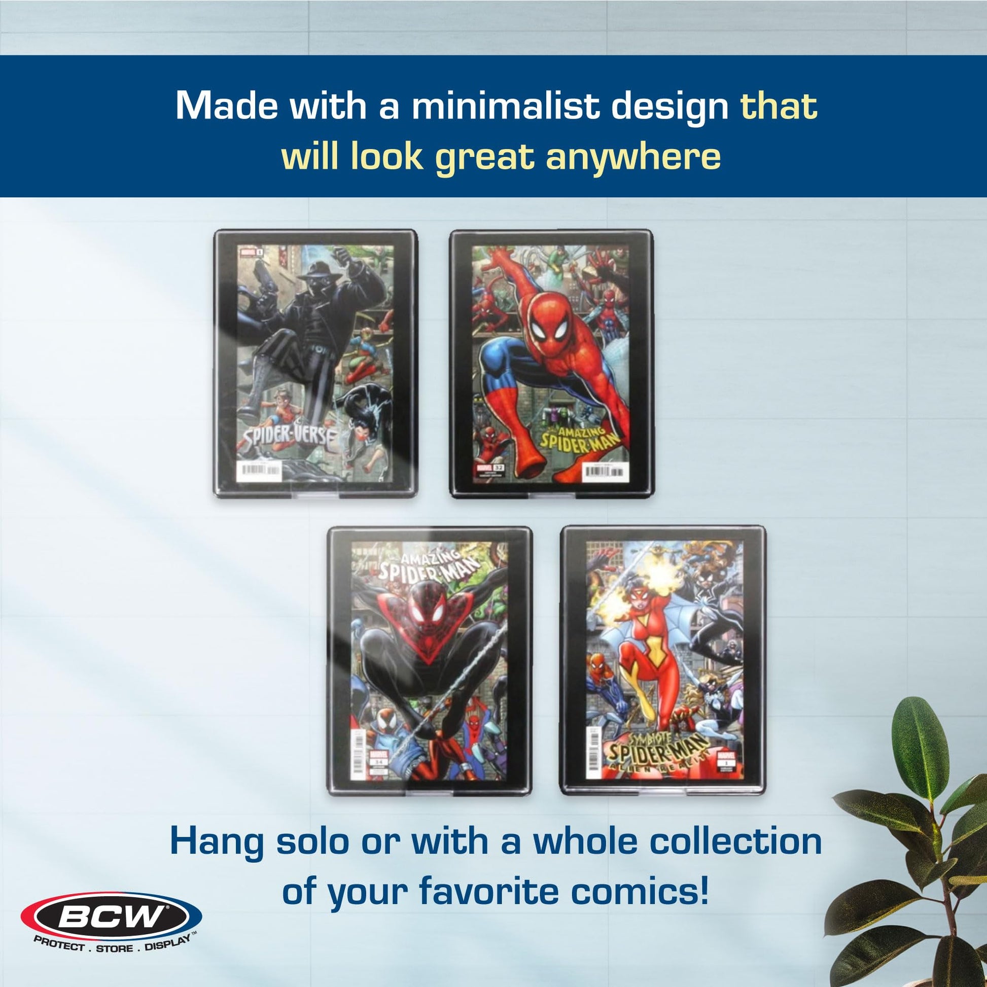 BCW Comic Book Frame with UV Protection | Modern/Current Age | Comic Book Display Frame | Comic Book Showcase Display Case | Comic Book Holder Picture