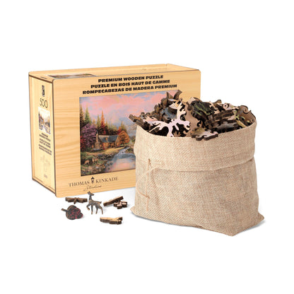 Buffalo Games - Thomas Kinkade Sierra Paradise - 500 Piece Wooden Puzzle