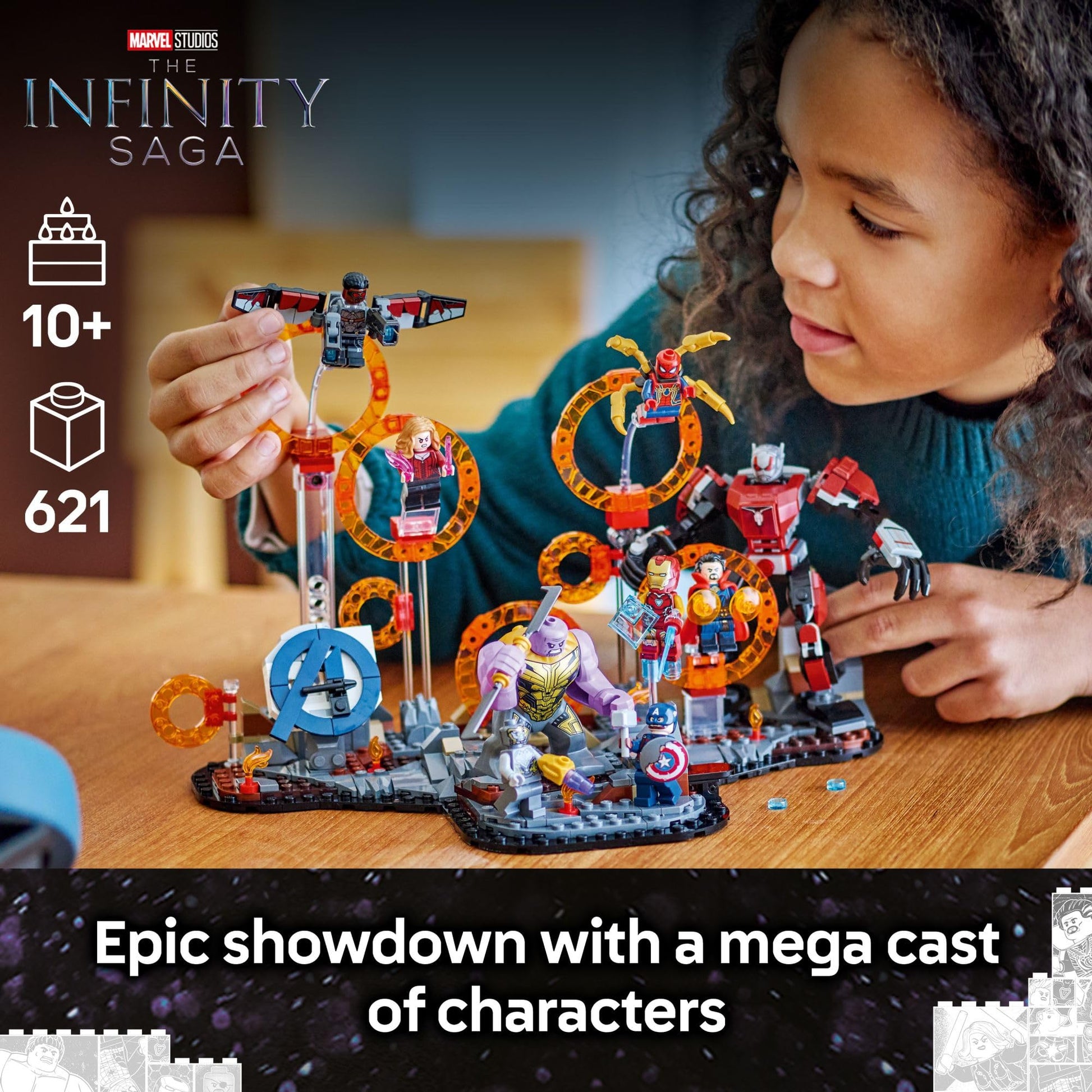 LEGO Marvel Avengers: Endgame Final Battle - Super Hero Building Set for Kids, Ages 10+ - 10 Figures Including Iron Man, Black Panther, and Iron