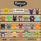Fuggler Series 2 Collectible 6-Pack Window Box Creepy Funny Plush Figures Including Rare Hidden Surprise Character Paramount Crossovers (Assortment