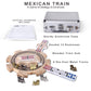 RNK Gaming Mexican Train Dominoes Set Double 12 Color Dots