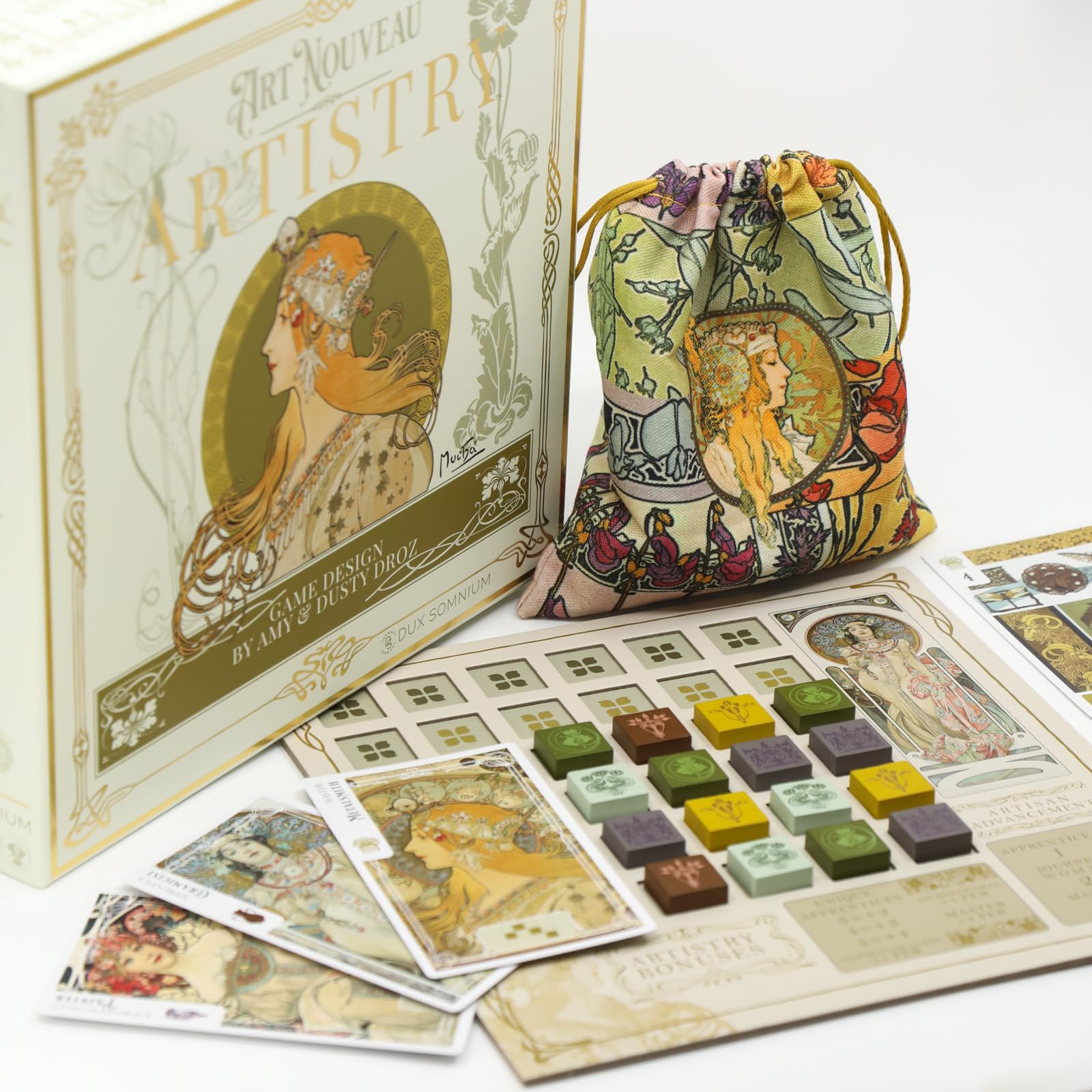 Artistry Board Game | Family Strategy Game | Ages 8+ | for 1-4 Players | Average Playtime 30-40 mins | Perfect for Family Game Night