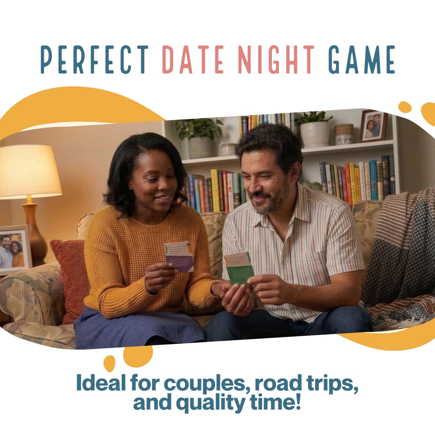 DEAR YOUNG MARRIED COUPLE Foundations - Conversation Cards for Couples - Relationship Card Game to Deepen Connection & Communication, Date Night Game
