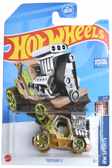 Hot Wheels Tee'd Off 2, HW Sports 2/5[Gold/Green] 43/250