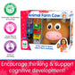 The Learning Journey: Learn with Me - Animal Farm - Teaching Toddler Educational Playset - Counting and Sorting - Preschool Learning Toys & Gifts