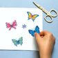 Designer Greetings 528 PCS Butterfly Stickers - Perfect for School