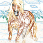 Ravensburger CreArt The Royal Horse Paint by Numbers Kit - Ideal for Kids & Beginners | Complete Set | DIY Home Art Project | Great Gift for Ages 9