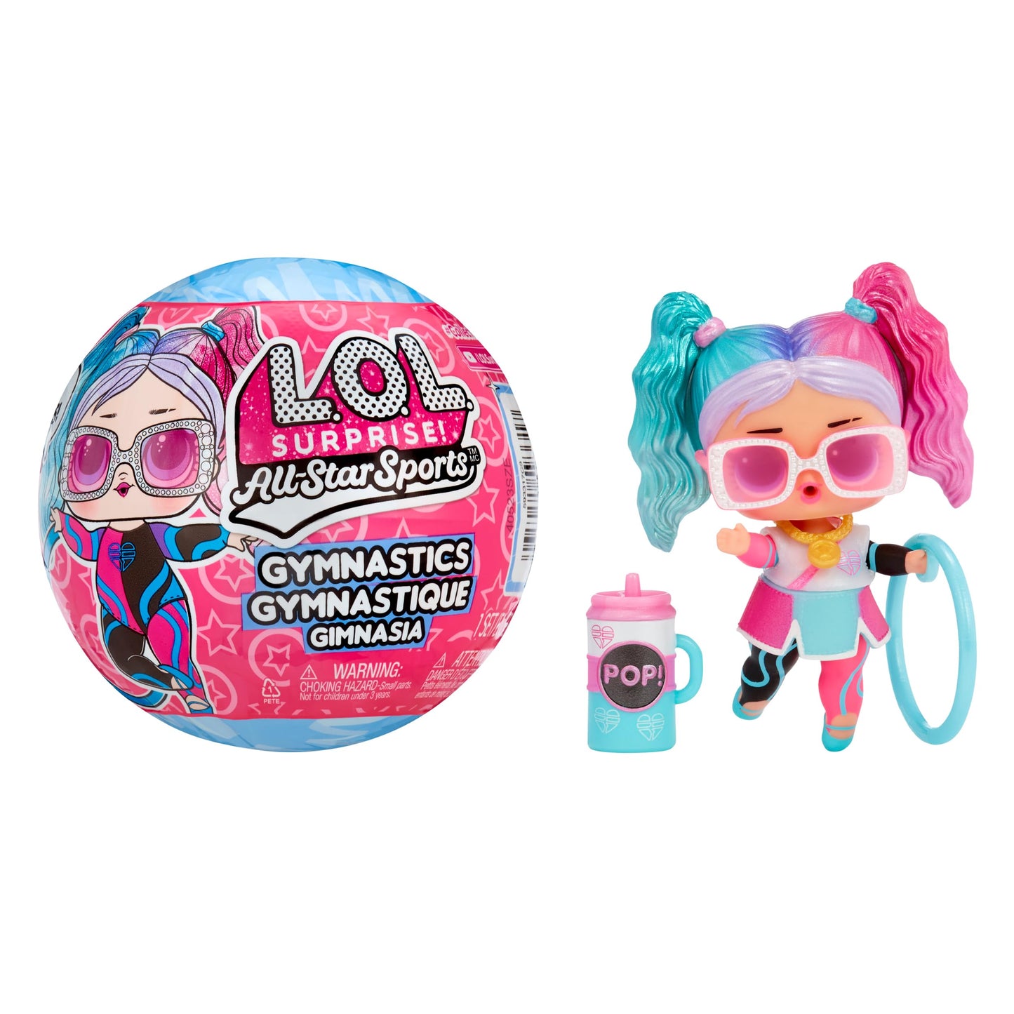 LOL Surprise All Star Sports Gymnastics with Collectible Doll, 8 Surprises, Gymnastics Theme, Balance Beam Ball, Sports Doll, , Limited Edition Doll
