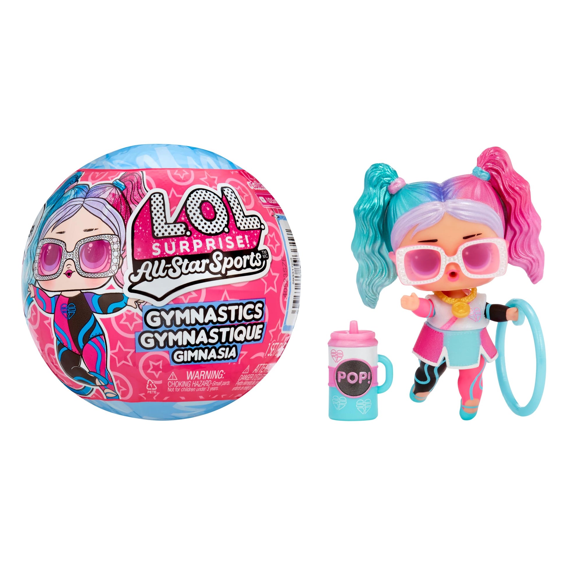 LOL Surprise All Star Sports Gymnastics with Collectible Doll, 8 Surprises, Gymnastics Theme, Balance Beam Ball, Sports Doll, , Limited Edition Doll