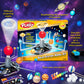 Playz Premium Solar System Model Kit for Kids - 4 Speed Motor, HD Planetarium Projector, 8 Painted Planets & 8 White Foam Balls with Paint and Brush