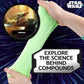 Official STAR WARS Slime, 3-Pack Galaxy Slime Kit, Includes Darth Vader, The Mandalorian, Grogu, Perfect for Goodie Bags, Desk Toys, Star Wars Merch,