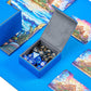 Arcane Fortress Card Deck Box For MTG Commander, Fits 100 Double-Sleeved Cards, Premium Leather, TCG Deck Box For Magic EDH, Magnetic Case with 3