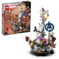 LEGO Marvel Endgame Final Battle 76266 Avengers Model for Build and Display, Collectible Playset with 6 Minifigures Including Captain Marvel, Idea for