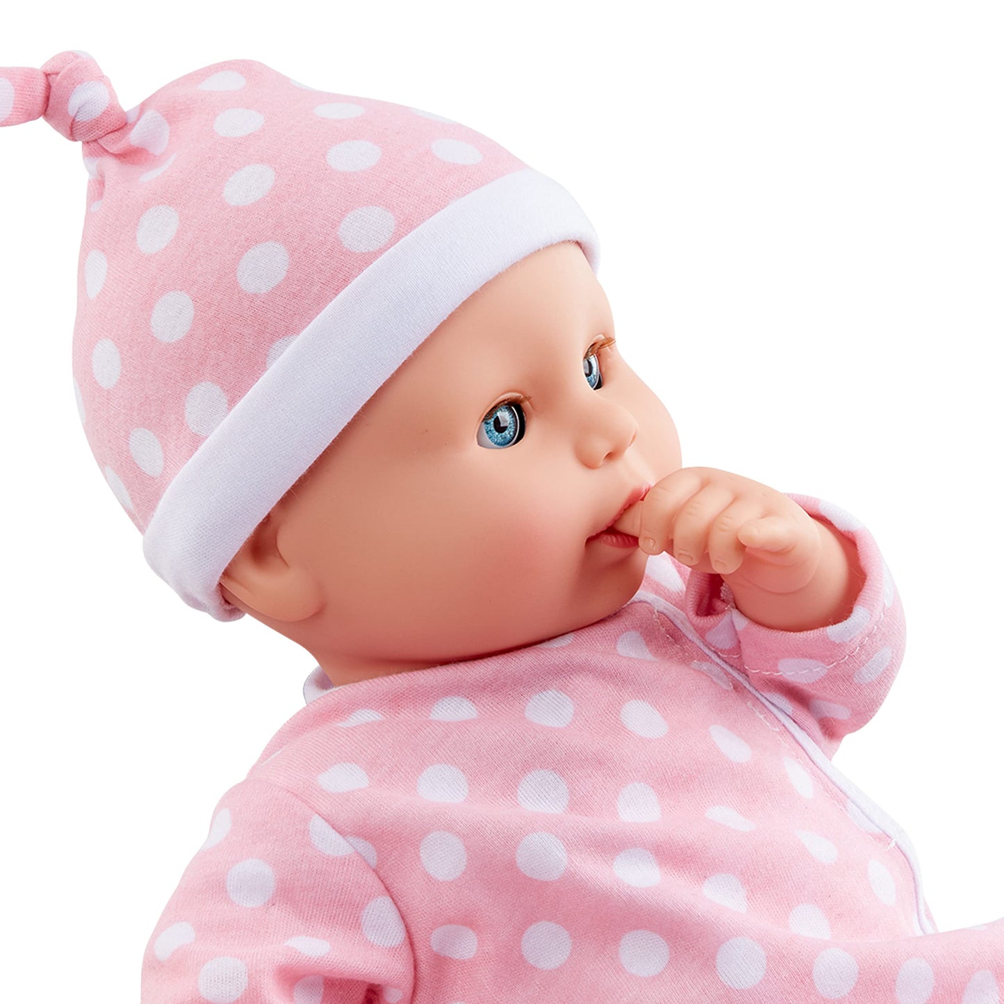 Melissa & Doug Mine to Love Twins Luke & Lucy 15” Light Skin-Tone Boy and Girl Baby Dolls with Rompers, Caps, Pacifiers