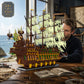 Mould King 13197 Pirate Ship Building Toy, MOC Flying Dutchman Model Ship Boat, Toy Building Sets for Adults, Halloween Decor Christmas Birthday Gifts