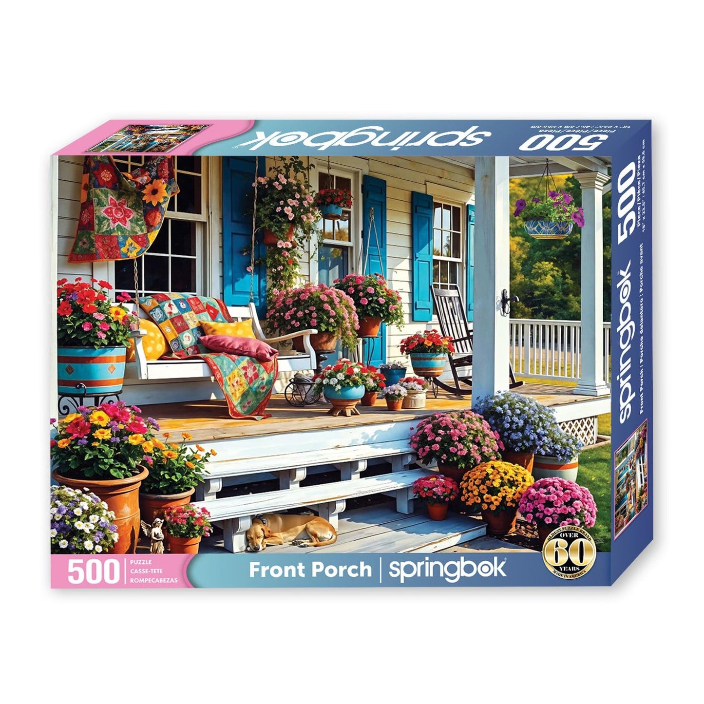 Springbok Front Porch 500 Piece Jigsaw Puzzle for Adults