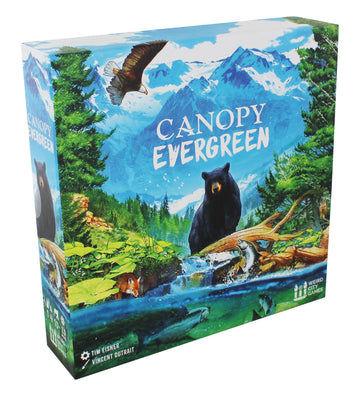 Weird City Games Canopy Evergreen - Strategy Board Game - for 1 to 4 Players and Ages 10+