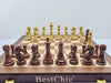 18 Inch Folding Chess Set with High Polymer Weighted Standard Chess Pieces for Family Vintage Board Games Chess Set for Adults and Kids Chess