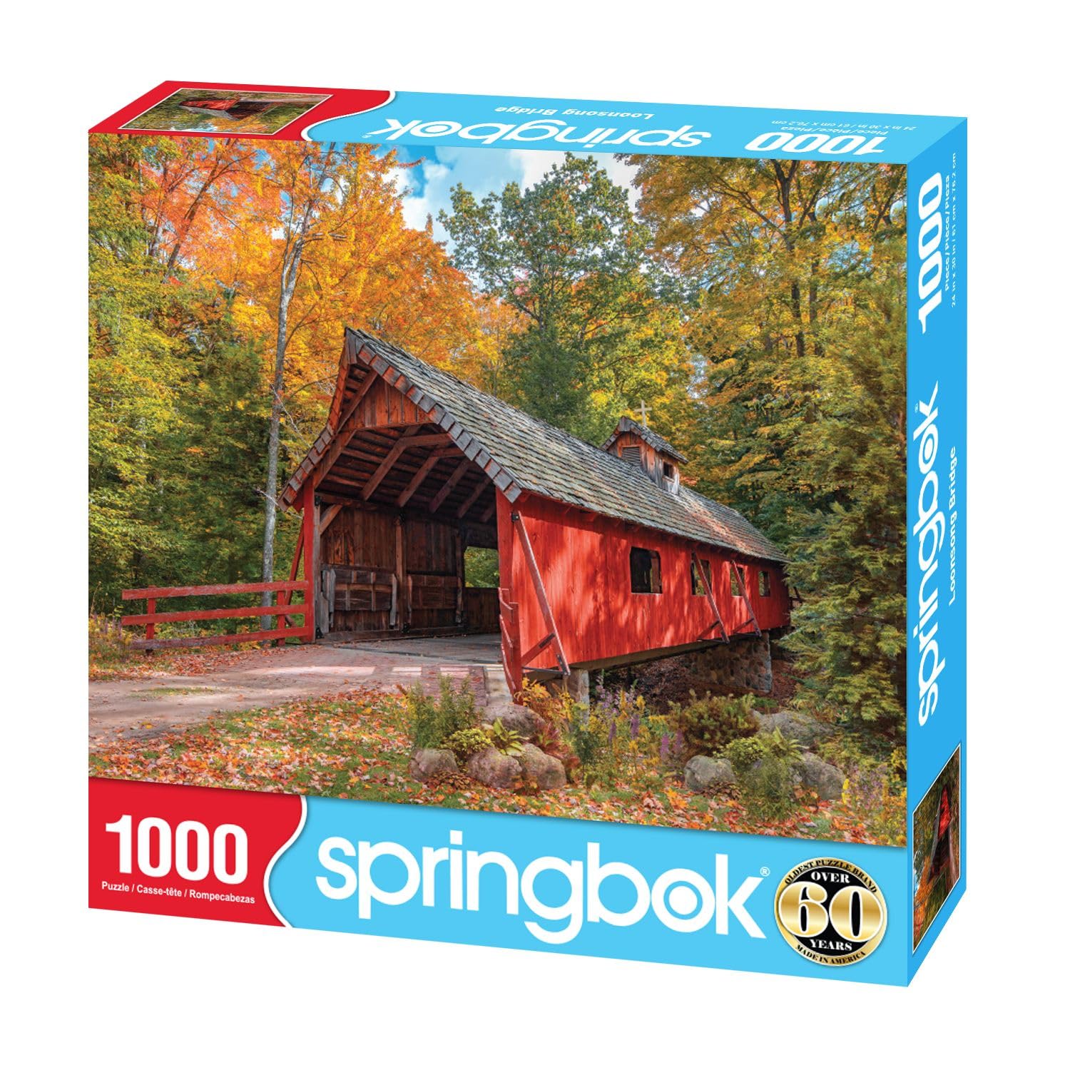 Springbok Loonsong Bridge - 1000 Piece Jigsaw Puzzle for Adults - Made in USA