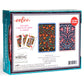 eeBoo Piece & Love: Birds & Flowers Playing Cards - Includes 2 - 52 Card Decks, Traditional Decks with Beautiful Artwork & Gilded Edges