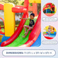 Bounceland Jump and Splash Adventure Bounce House or Water Slide All in one, Large Pool, Fun Bouncing Area with Basketball Hoop, Long Slide