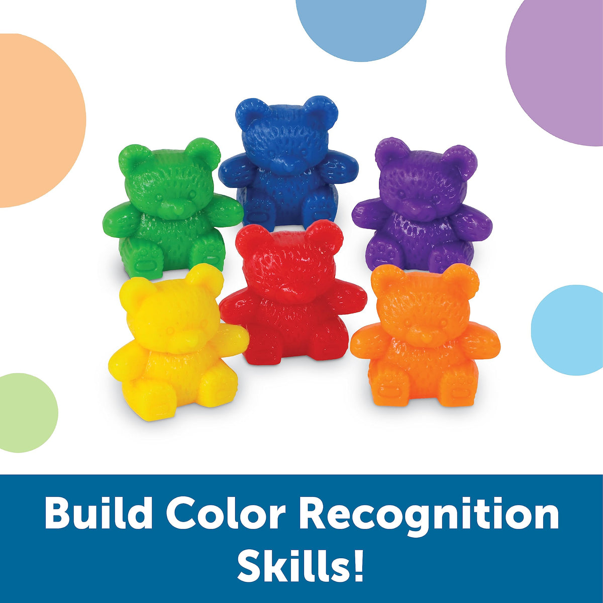 Learning Resources Baby Bear Counters - 102 Pieces, Ages 3+ | Grades Pre-K+ Toddler Learning Toys, Counters for Kids, Counting Manipulatives, Teddy